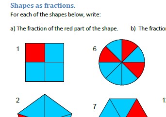 18 pages of questions on fractions including fraction of shaded shapes, fractions of an amount, equivalent fractions, FDP, ordering FDP, percentage of amounts, percentage increase, problems invloving FDP, SATs questions on fractionsm, division of fractions, addition and subtraction of fractions with the same denominator, addition of fractions with mixed denominators, addition of mixed numbers